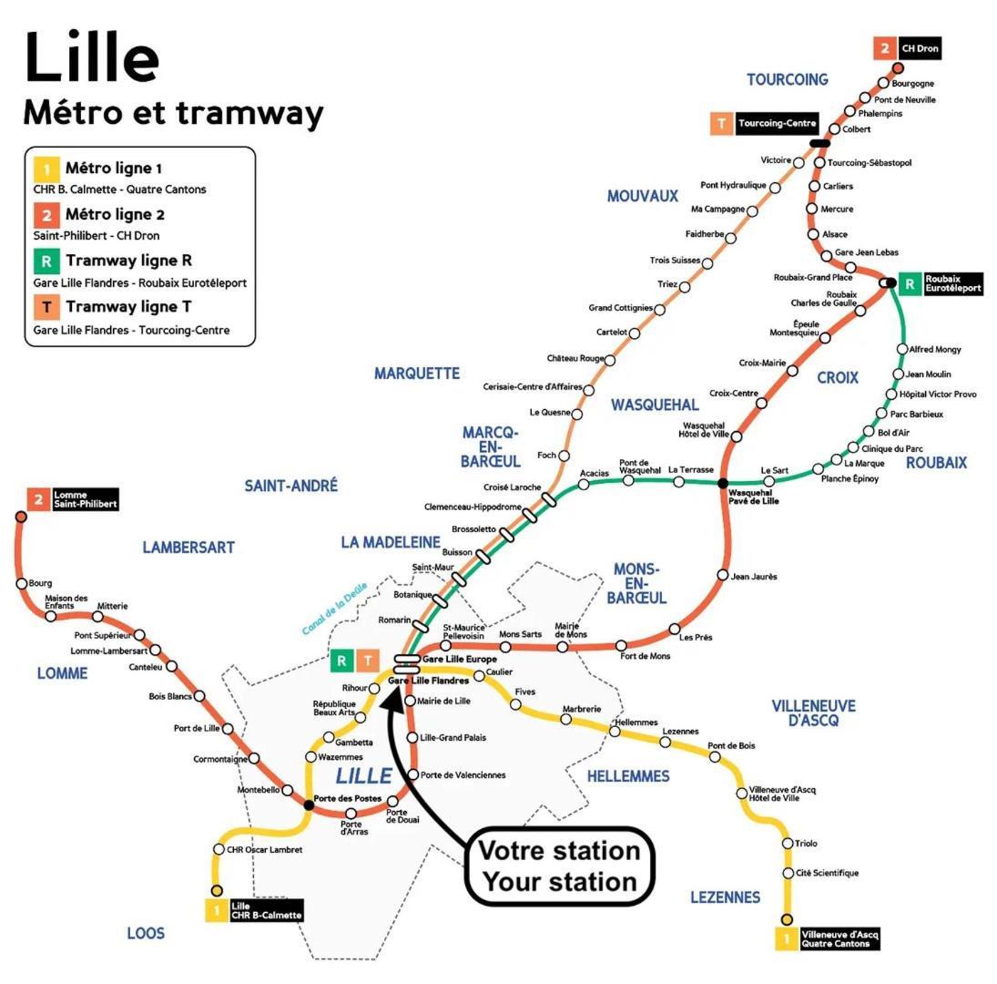 Apartamento Europe/flandres Stations With Balcony! Lille